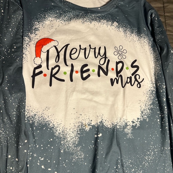 Women’s long sleeve Friends Christmas shirt. - Picture 3 of 3